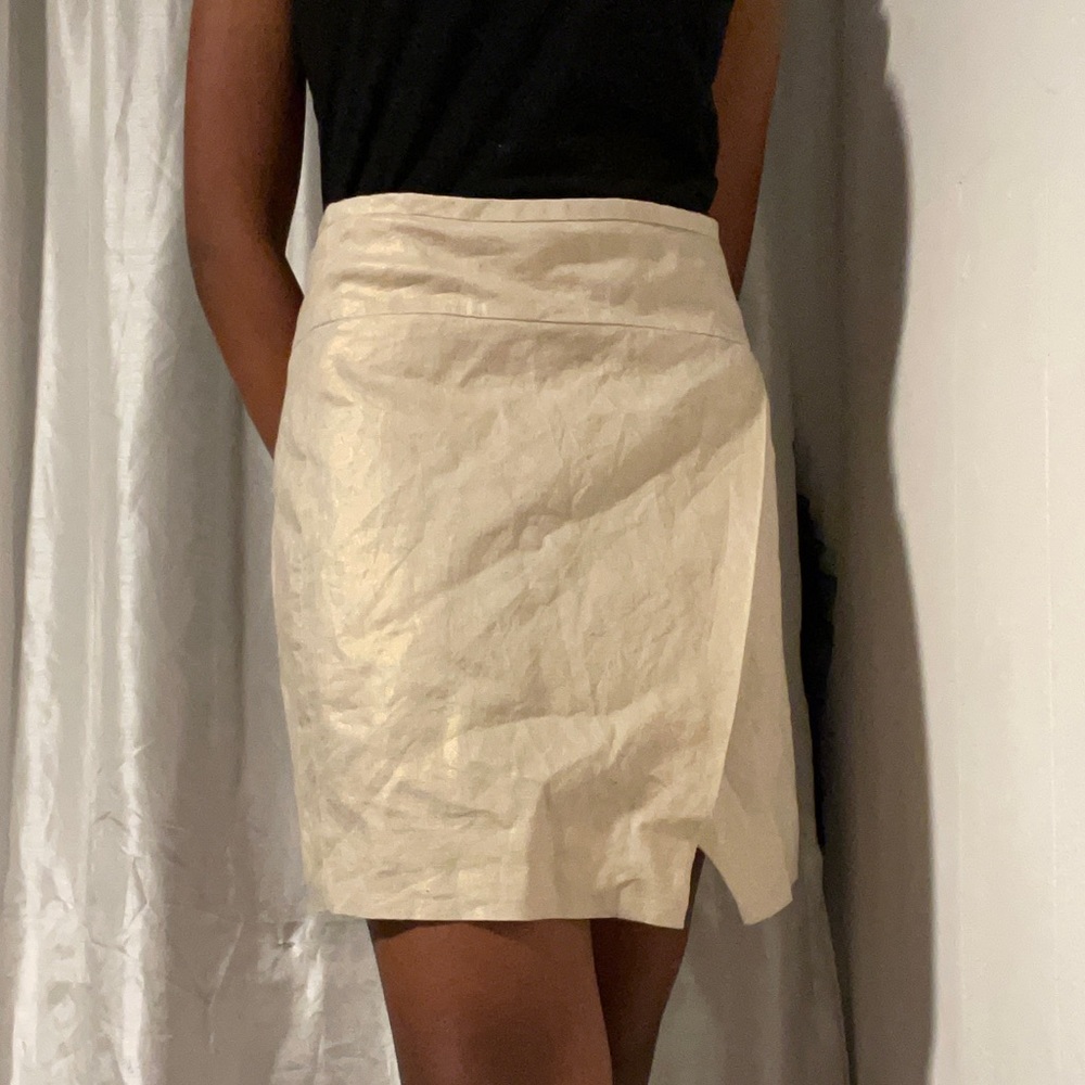 Gold skirt